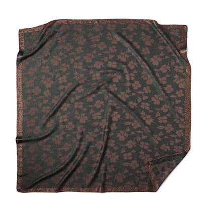 Head Scarf Women Luxury Brand Square 100*100cm Silk Foulard Satin Bandana Cheveux Soft Neckerchief Hijab Hair Scarves For Ladie