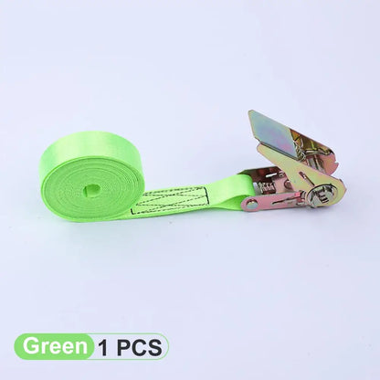 2M Strong Buckle Tie Down Belt cargo straps for Car motorcycle bike With Metal Buckle Tow for Luggage Bag Rope Ratchet Belt