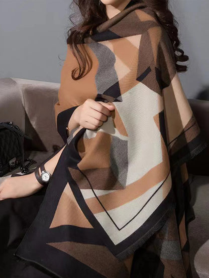 Women's scarves Cashmere Feel Color Long Fashion Fringed Shawl Shawls and Wraps Classic Warm Silky Soft Evening Dresses Wedding