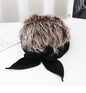 Men's Landlord Cap Handsome Simulation Wig Cap Short Hair Cap Lanyard Bow hip-hop Spoof Brimless Cap Hair Bonnet Hot