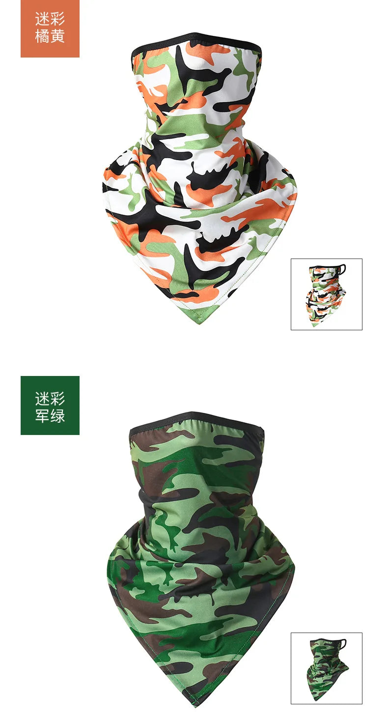 Camping Hiking Scarves Cycling Sports Mask Bandana Outdoor Headscarves Motorcycle Riding Headwear Men Women Neck Tube Scarf