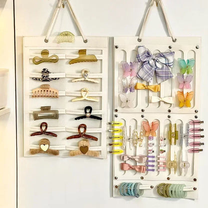 Hair Accessory Hanging Organizer, 1 Piece, Wall Decoration for Hair Bows, Hair Clips, Hair Ties, Glasses, Storage Pouch
