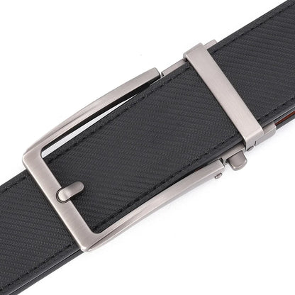 Click Belts for Men Luxury Brand Designer Automatic Buckle Real Original Genuine Leather Men's Belt Male Jeans Waist Straps