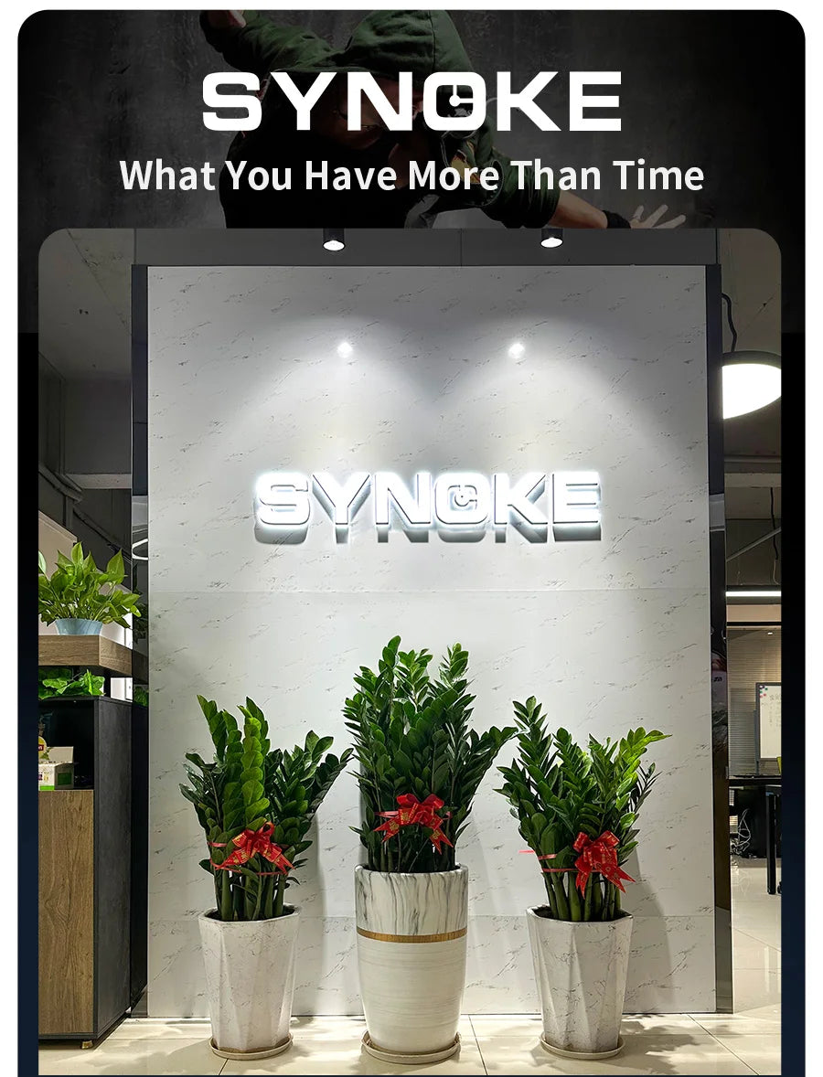 SYNOKE Outdoor Military Digital Watch For Men Fashion Retro Men Watch Sports Waterproof Men Watch Multifunctional Handsome Men