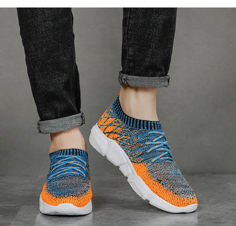 Sneakers For Men Casual Shoes Mesh Lightweight Men Shoes Tenis Masculino Luxury Loafers Walking Shoes Men