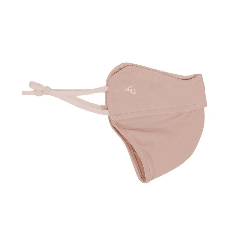 Sunscreen Face Scarf Thin Ice Silk Mask Summer Cover Veil Eye Protection Gini Golf Pattern Randomly On The Left Or Right Faces