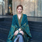 Scarves Woman Bohemian Ethnic Style Retro Shawl for Women Scarf Atmospheric Cloak Outdoor Wear Echarpe Épaisse Evening Service