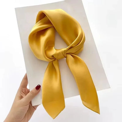 70Scarf 100% Silk Bandana Women Square Scarves Wrap Kerchief Mulberry Spring Fashion Luxury High Quality Headband Hijab Shawls