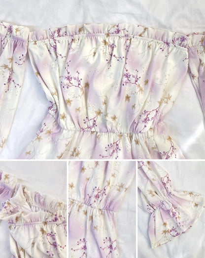 Elegant Party Dresses for Women 23 New Casual Fashion Print Trend Sexy Spicy Girl Off Shoulder Strap Split Waist Dress Vacation