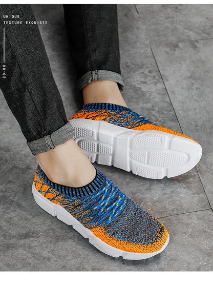 Sneakers For Men Casual Shoes Mesh Lightweight Men Shoes Tenis Masculino Luxury Loafers Walking Shoes Men