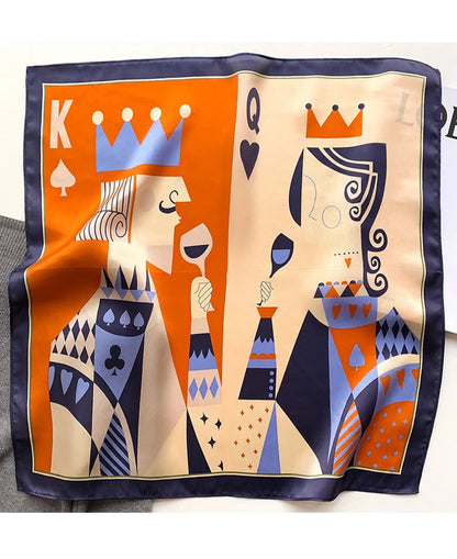 100% Silk Scarf  Women Square Scarves Wrap Kerchief Mulberry Spring Luxury Headband Hijab Shawls  Bandana High Quality