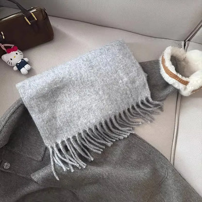Scarf For Women Winter High-End New Autumn And Winter Korean Version Warm And Thickened Versatile Neck Protection