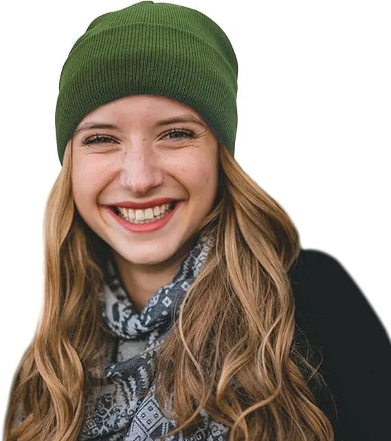 Women's Hats for Autumn&Winter-Comfortable Stylish Versatile Warm-Keeping Hairstyle-Protecting Knitted Satin Woolen Hats