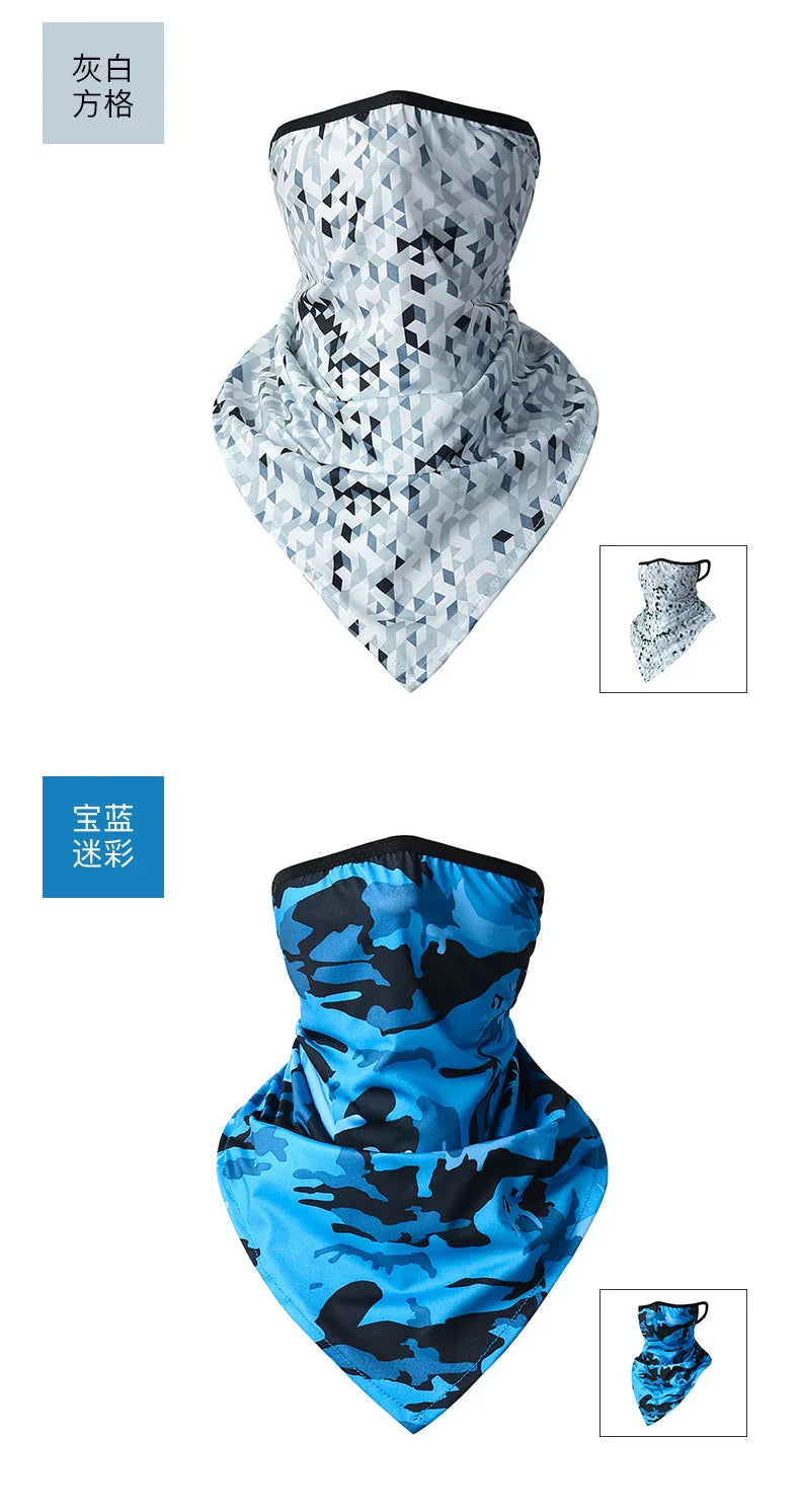 Camping Hiking Scarves Cycling Sports Mask Bandana Outdoor Headscarves Motorcycle Riding Headwear Men Women Neck Tube Scarf