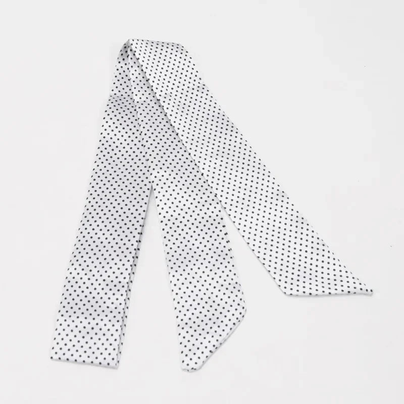 Skinny Scarf Hair Small Women Simple Style Handle Ribbon Fashion Printing Hairband Headscarf Beautiful Scarves Bags for Women