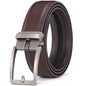 Click Belts for Men Luxury Brand Designer Automatic Buckle Real Original Genuine Leather Men's Belt Male Jeans Waist Straps