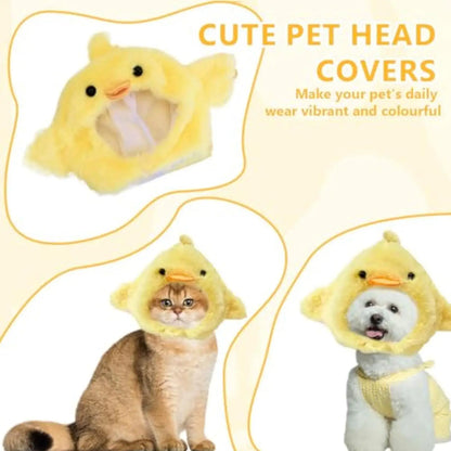 Funny Animal Hats for Cats Dogs Small Pets Kitten Puppy Costume Headwear Accessories Party Dress Up Photo Props Pet Supplies