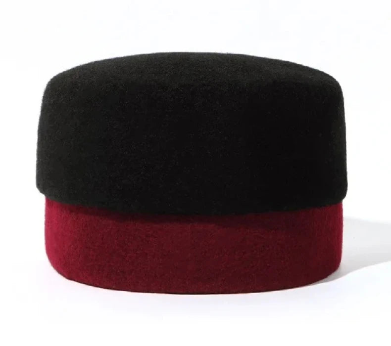 Muslim Hats for Men Red Black Berets Real Wool Elegant Headwear Islamic Hijabs Dancing Party Outdoor Prayer Caps African Hat