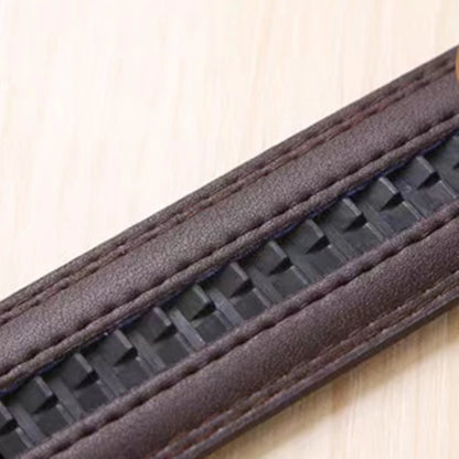 Men's Genuine Leather Belt Automatic Buckle Women Strap Fashion Versatile Younth Female Male White Black Red Pants Belts