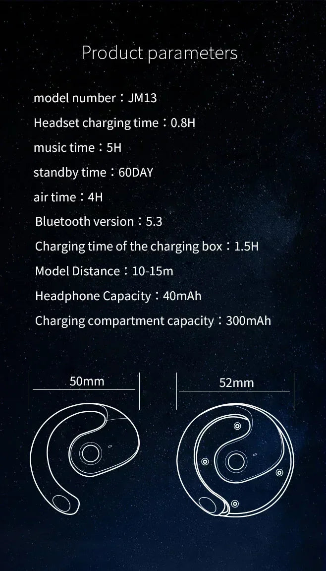 Translation Earbuds - 144 Languages & Accents, Real-Time Wireless Headphones with Type-C Charging Case, Ideal for Travel