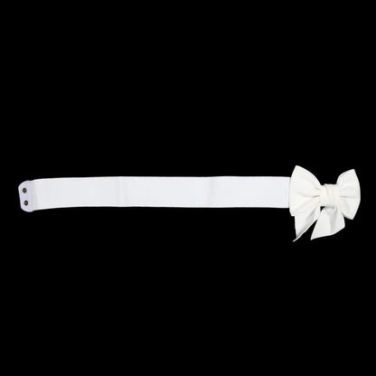 1PC New Fashion Elegant Large Bow Elastic Belts for Women Wide Side Belt Dress Female Jeans Waistband Trouser Accessory