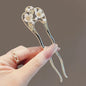 Fashion Hair Accessories Metal U Shape Hair Clip For Women Elegant Simulated Pearl Tassels Hairpin Female Headwear Gifts