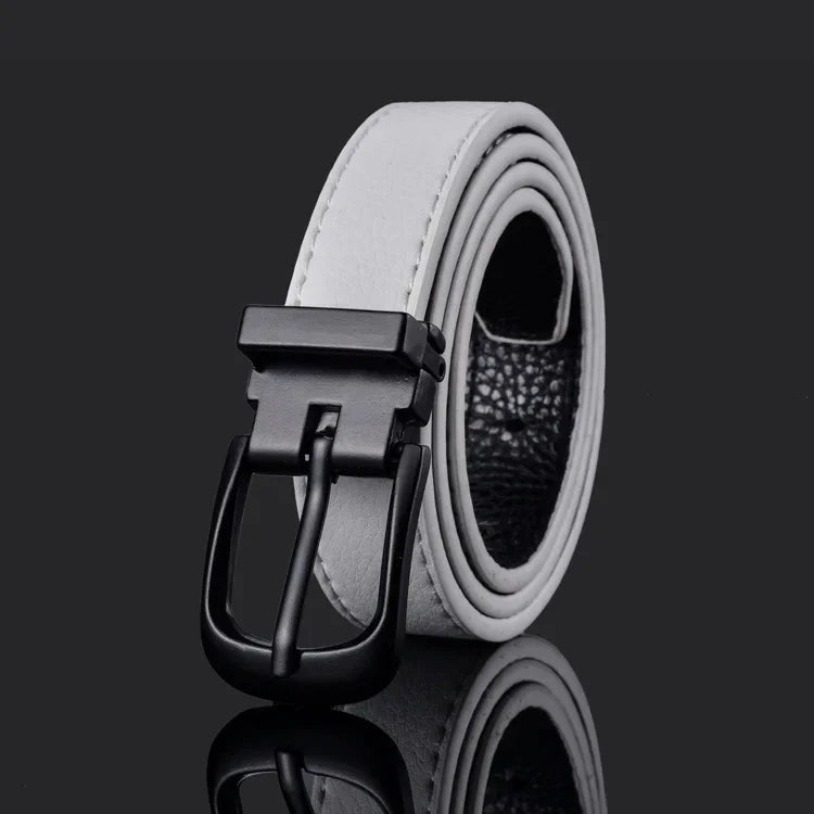 Children Belts Luxury Designer alloy Pin Buckle Unisex Casual belt Boys Girls Kid Casual Pu Waist Strap Waistband for Jeans Belt