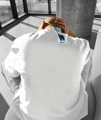 The 2025 summer new men's T-shirt is a casual, simple, sporty, fashionable, soft and comfortable polyester men's wear