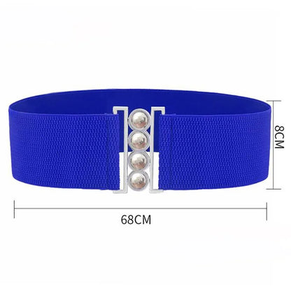 Belts For Women Elastic Band Wide Belts Down Coat Waist Belt Female Buckle Cummerbands Waistband Corset Decoration Accessories