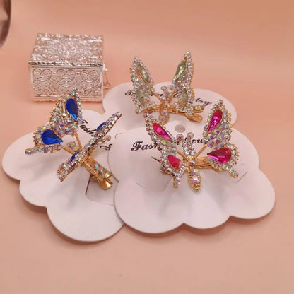 High-Appearance Hair Accessories - Fairy and Stylish Hair Ornaments, Moving Butterfly Hair Clips, New-Style Side Hairpins for Li