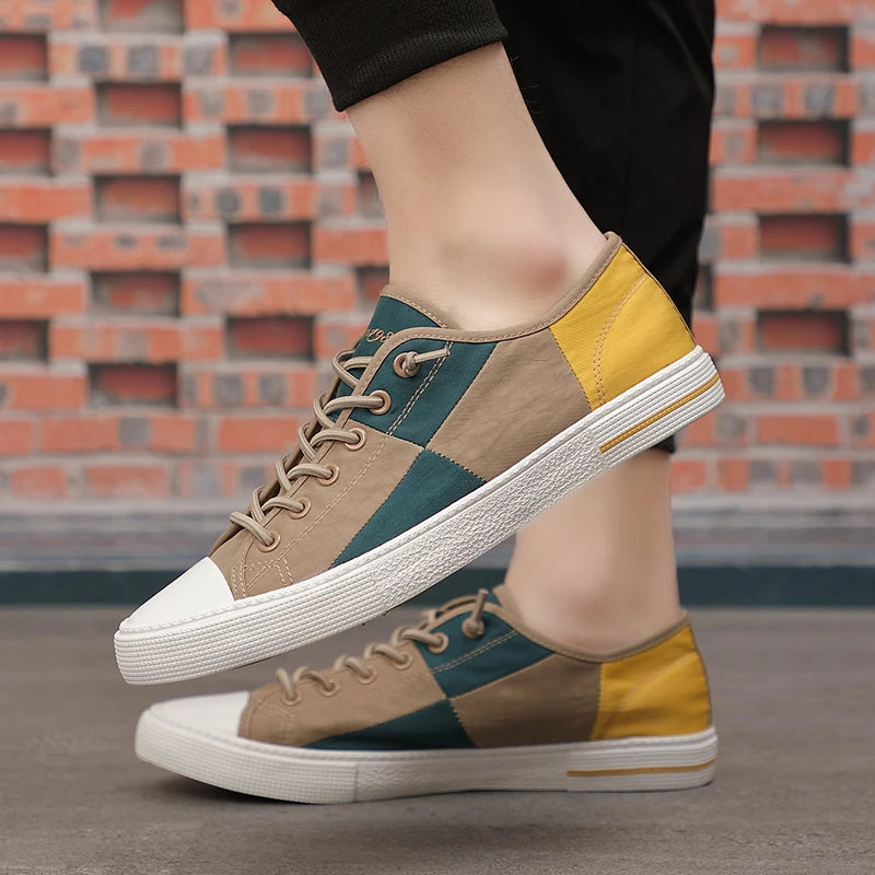 2021 Men Casual Shoes Mens Canvas Shoes for Men Shoes Men Fashion Flats Brand Fashion Men's Driving Shoes Men Sneakers