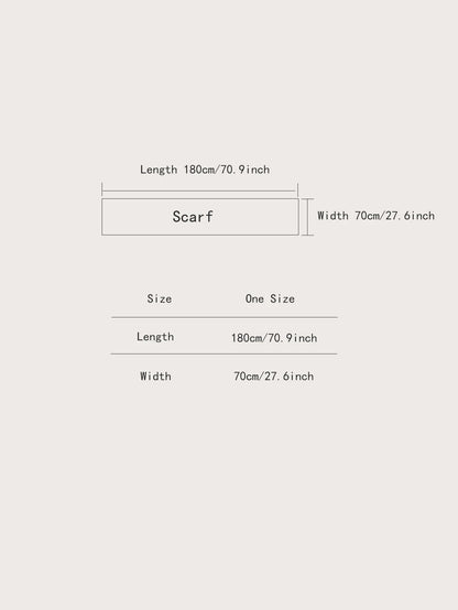 New autumn and winter solid color scarf for both men and women, 100g single color headscarf shawl