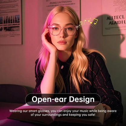 Smart Glasses for Men Women Color-changing Blue Light Lenses Bluetooth 5.3 Audio Intelligent Touch HD Calls HI-FI Sound Quality