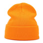Knitted hats for men and women in autumn and winter, pure color, simple and versatile. Knitted hats with pullovers and cold hats