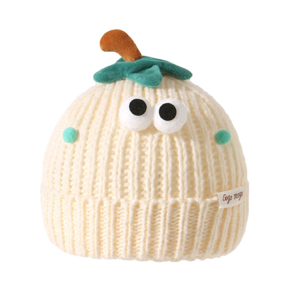 Women's Hat Funny Cartoon Sausage Mouth Wool Hat Knitted Ear Protectioned Hat Winter Warm Cute Big Head Cute Funny Hat