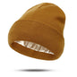 Women's Hats for Autumn&Winter-Comfortable Stylish Versatile Warm-Keeping Hairstyle-Protecting Knitted Satin Woolen Hats