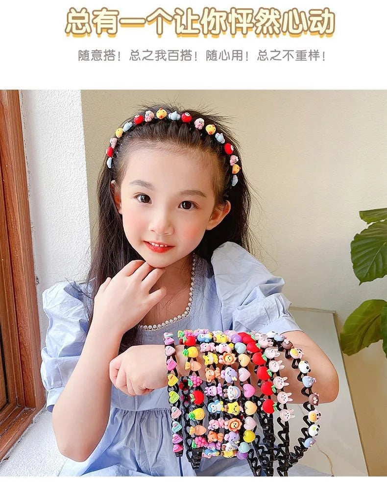 Hair Accessories for Girls Ties Headbands Band Bandeaux Scrunchie Bandana Fashion Haarband Korean Tiara Cheveux Fille Kids Cute