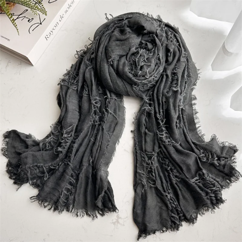 Retro Apocalyptic Scarves Capes Unisex Steampunk Hip Hop Cotton Linen Scarf Ruins Style Tactical Shawl Neck Warmer Outdoor