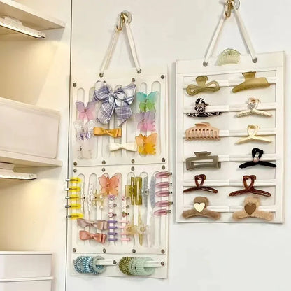 Hair Accessory Hanging Organizer, 1 Piece, Wall Decoration for Hair Bows, Hair Clips, Hair Ties, Glasses, Storage Pouch