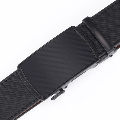 Men Leather Belt Alloy Automatic Buckle Male Belt Man Fashion Belts Genuine Leather Luxury Belts for Men Business Designer Blue