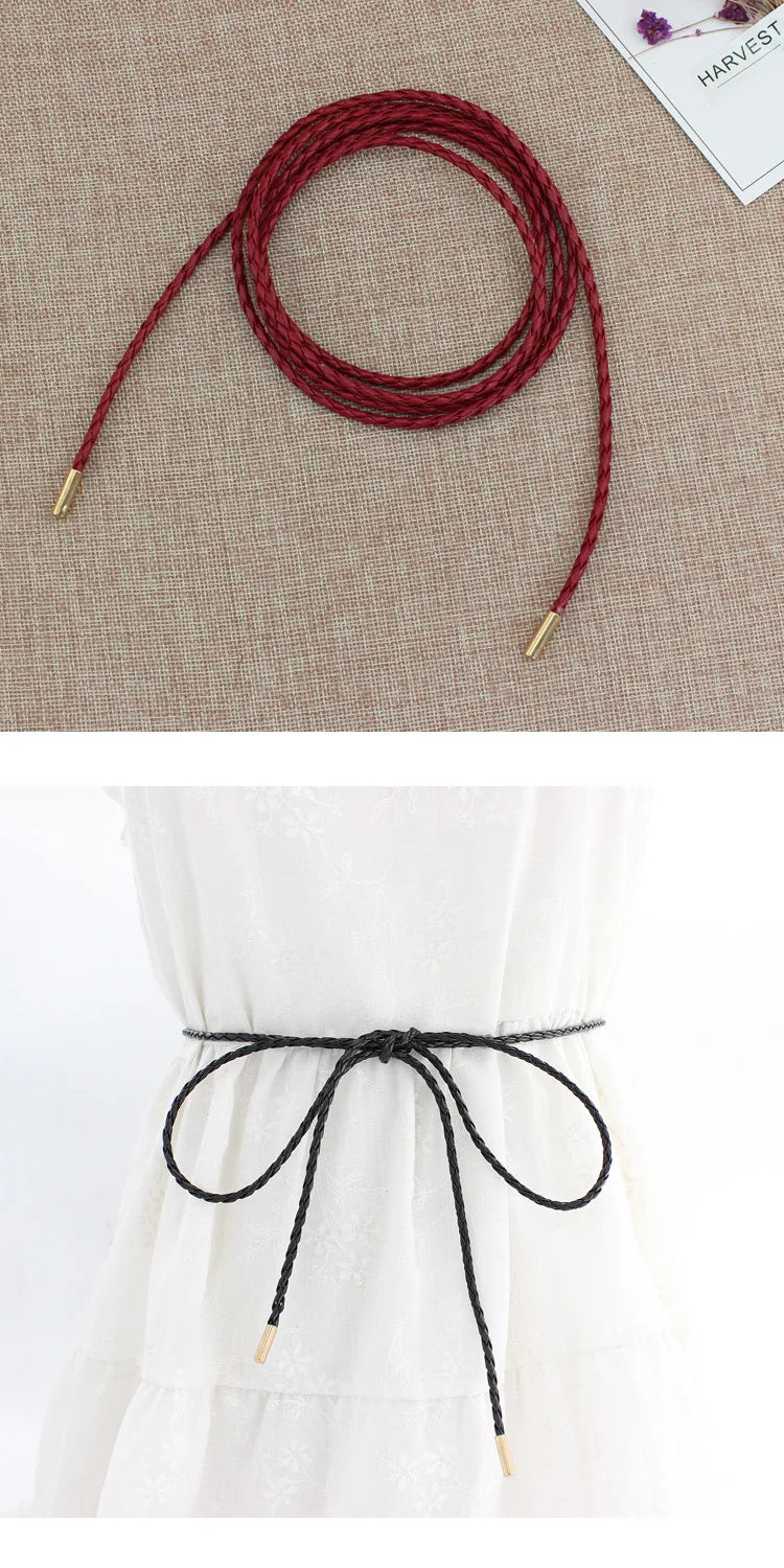 Belts for Lady Belt for Women Chain Belt Women's Lace Belt Fashion Elegant Women's Belts Strap for Dresses Without Buckle