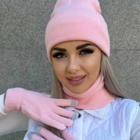 Women's Hats for Autumn&Winter-Comfortable Stylish Versatile Warm-Keeping Hairstyle-Protecting Knitted Satin Woolen Hats