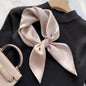 70Scarf 100% Silk Bandana Women Square Scarves Wrap Kerchief Mulberry Spring Fashion Luxury High Quality Headband Hijab Shawls