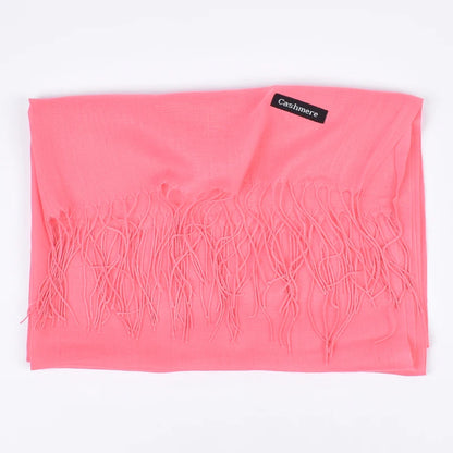 New autumn and winter solid color scarf for both men and women, 100g single color headscarf shawl